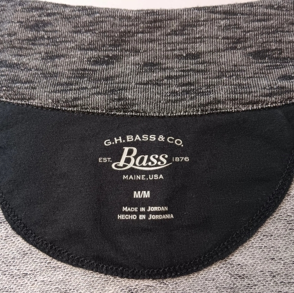 G.H. Bass & Co. sweater jacket, Full Zip, Activewear, Outdoor,sz M, gray. - Picture 8 of 17